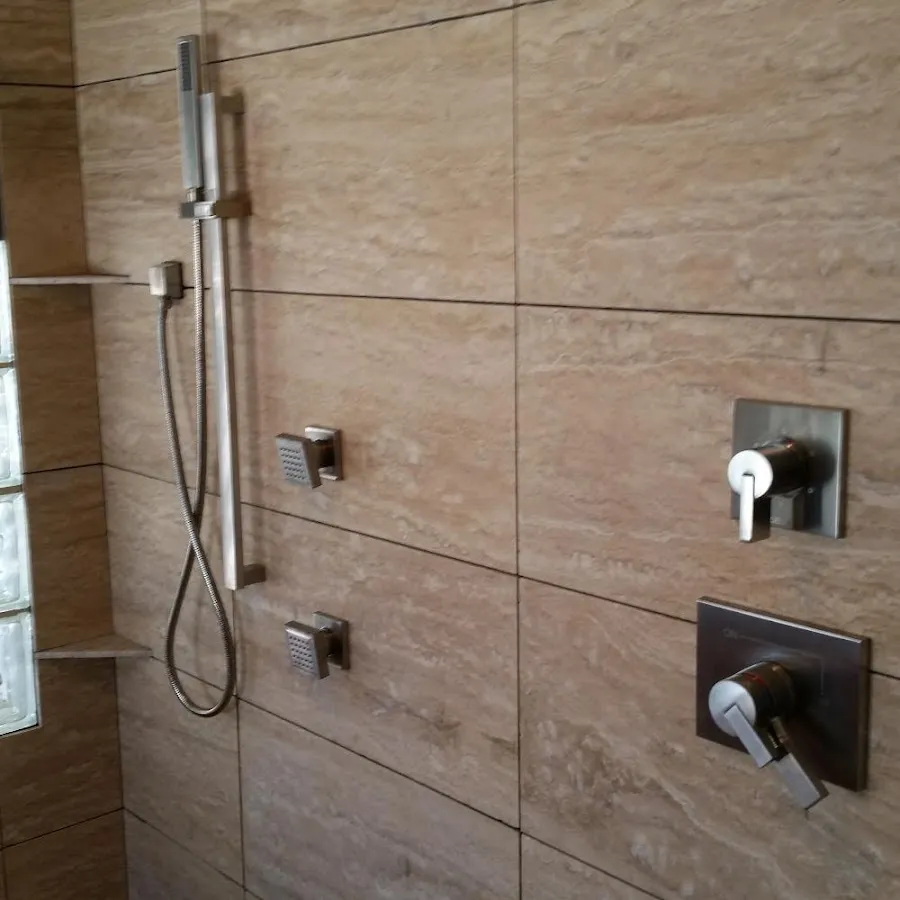 Shower fixture installation for Water Heater Replacement in Greenbrier